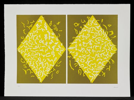 ACCARDI CARLA (1924 - 2014) Composizione astratta. 2001. Acquaforte,...