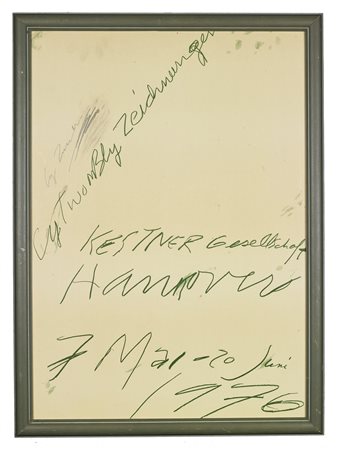 TWOMBLY CY (1928 - 2011) Senza titolo. Serigrafia. Cm 50,00 x 70,00. Firma a...