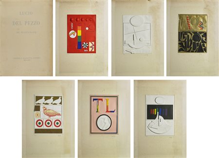 DEL PEZZO LUCIO (n. 1933) Sei plastigrafie. (Cartella Completa)....