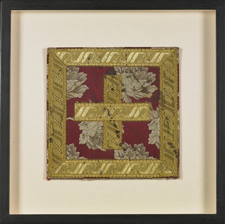 NITSCH HERMANN (n. 1938) Senza titolo. Sangue su elemento di performance in...