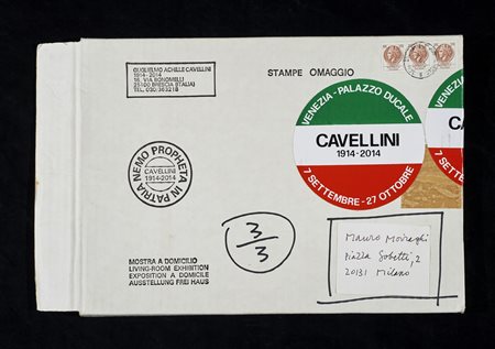 CAVELLINI GUGLIELMO ACHILLE (1914 - 1990) Senza titolo. (2 Pezzi). Tecnica...