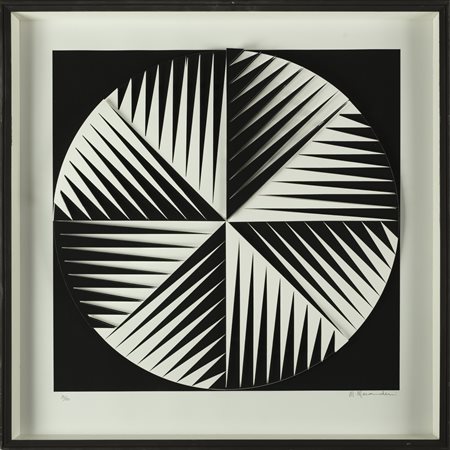 MORANDINI MARCELLO (n. 1940) Komposition. 2016. Multiplo tridimensionale. Cm...