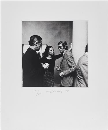 LUTHI URS (n. 1947) Senza titolo. 1975. Fotografia in bianco e nero. Cm 31,00...