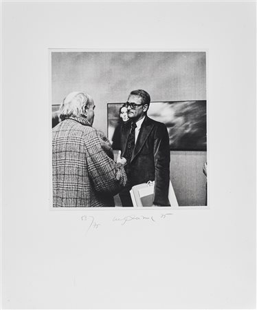 LUTHI URS (n. 1947) Senza titolo. 1975. Fotografia in bianco e nero. Cm 31,00...