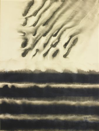 HALAS JOZEF (1927 - 2015) Senza titolo. 2004. Tempera su carta. Cm 45,00 x...