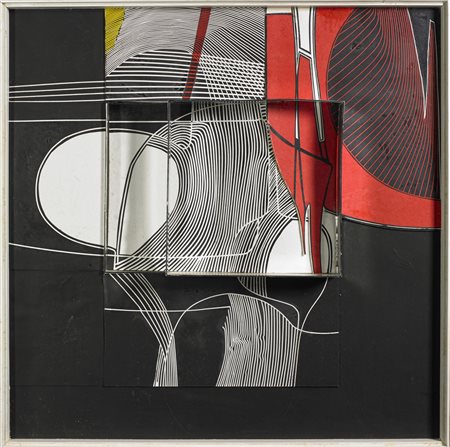 ORMENESE BEN (n. 1930) Senza titolo. 2005. Tecnica mista su tavola. Cm 80,00...