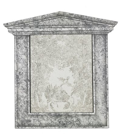 DE FILIPPI FERNANDO (n. 1940) La finestra della memoria. 1985. Tecnica mista...