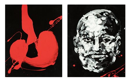 CODA ZABETTA ROBERTO (n. 1975) Lotto composto da n. 2 opere. 2006. Olio su...