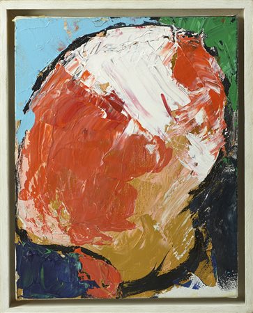 SCHIFANO MARIO (1934 - 1998) Senza titolo. Smalti su tela. Cm 26,00 x 20,00....