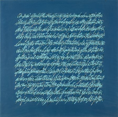 ALGARDI ALESSANDRO (n. 1945) Senza titolo. 1976. Tecnica mista su tela. Cm...