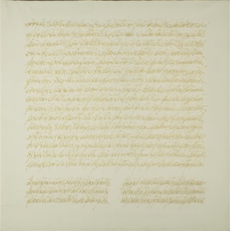 ALGARDI ALESSANDRO (n. 1945) Senza titolo. 1977. Tecnica mista su tela. Cm...