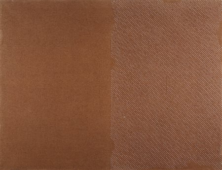 ORTELLI GOTTARDO (1938 - 2003) Senza titolo. Tecnica mista su tela. Cm 100,00...