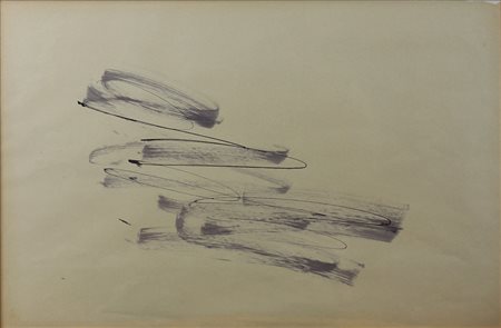 JEAN FAUTRIER, Senza titolo, Tecnica mista su carta Dim. 33,5x50,5