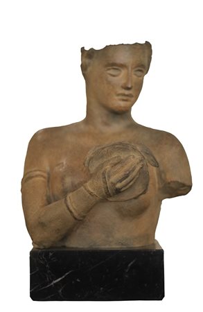 IGOR MITORAJ, Piccola greca, Scultura in bronzo Anno 1991 Dim.25,5x21x19...