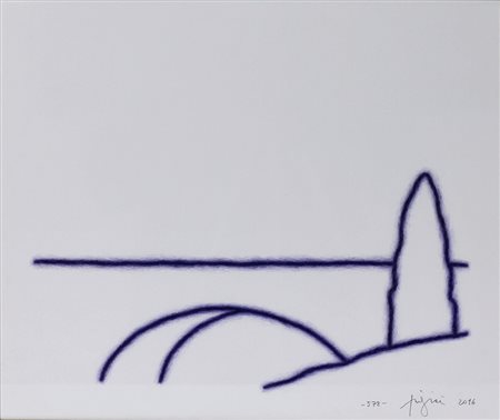 TINO STEFANONI, Senza titolo, Pastello su carta Anno 2016 Dim.30x40 Opera...