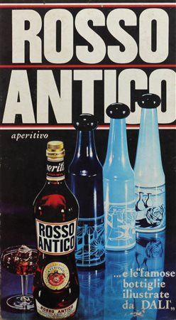 SALVADOR DALI, Bottiglie, Bottiglie in vetro Anno 1972 Dim. 34X9 Collezione...