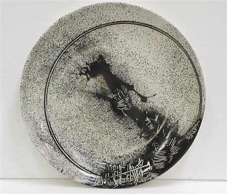 EMILIO SCANAVINO, Senza titolo, Piatto in ceramica Dim.42x42 Esemplari 75