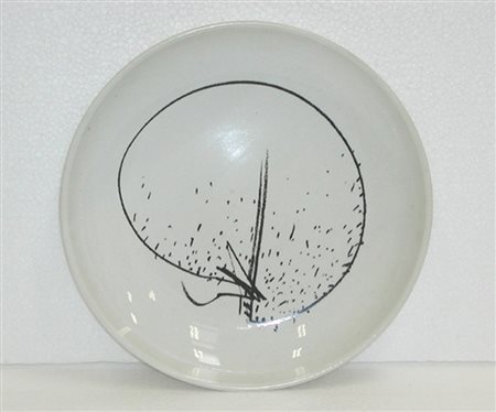 EMILIO SCANAVINO, Senza titolo, Piatto in ceramica Anni 70 Dim.25x25...