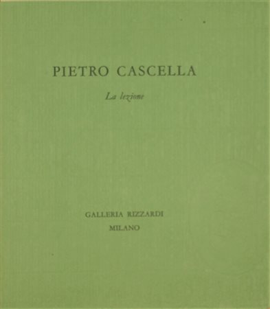 PIETRO CASCELLA, La lezio, Acquaforte Espressamente incisa e tirata in 120...