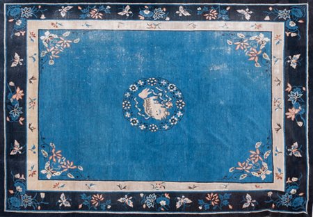 Pechino antico, Senza titolo, Misure cm 289x236 Pechino antico campo azzurro...