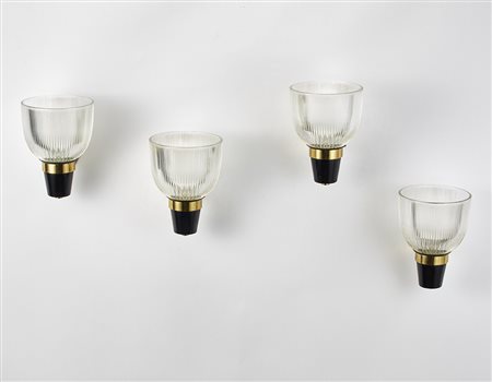 Ignazio Gardella (Milano 1905 - Oleggio 1999)Quattro appliques modello "LP5"....