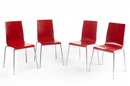 Sintesi Lotto composto da quattro sedie modello "Lilly". Italia, produzione...