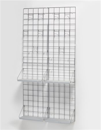 Piero Polato Portarobe costituito da quattro elementi con quattro mensole...