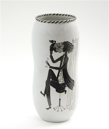 Stig Lindberg (Umeå 1916 - San Felice Circeo 1982)Vaso della serie "Grazia"....