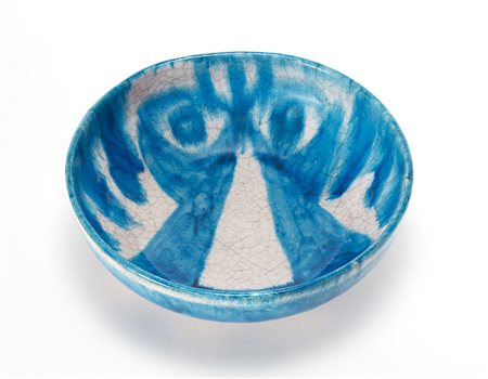 Guido Gambone (Montella 1909 - Firenze 1969)Ciotola in ceramica smaltata in...