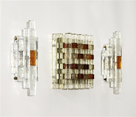 Poliarte Lotto composto da due appliques e una lampada a plafone/tavolo in...