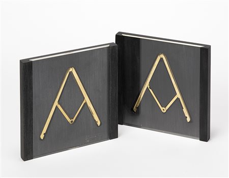 Due premi "Compasso d’oro" in argento dorato, ADI, Comune di Milano, 1979 e...