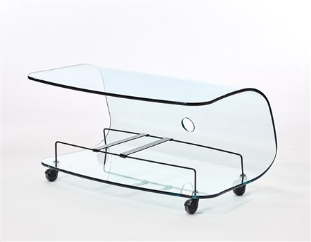 Massimo Iosa Ghini (Bologna 1959)* Porta tv monolitico modello "Kelos"....