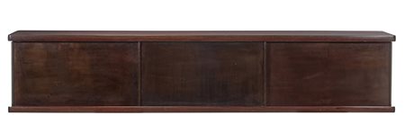 Tecno Consolle con struttura in legno massello di palissandro indiano e ante...