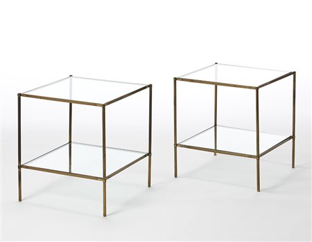 Corrado Corradei Dell'Acqua Coppia di tavolini modello "T12 Montecarlo"....