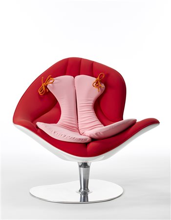 Italo Rota (Milano 1953)* Poltrona modello "Origine du monde, maybe!"....
