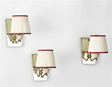 Pietro Chiesa (Milano 1892 - Parigi 1948)(Attribuito)Tre appliques....