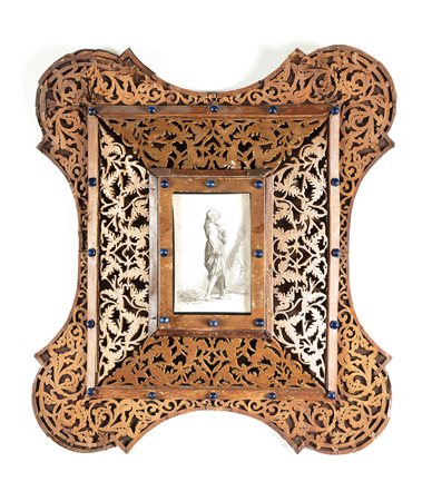 ROSA SALVATORE (1615 - 1673) Figura femminile. . Cm 9,50 x 15,00. In cornice...