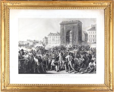 JAZET JEAN PIERRE MARIE (1788 - 1871) Scene della Rivoluzione Francese,...