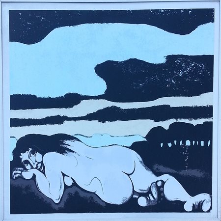 Domenico Cantatore (Ruvo di Puglia 1906 - Parigi 1998) Donna Grafica su...