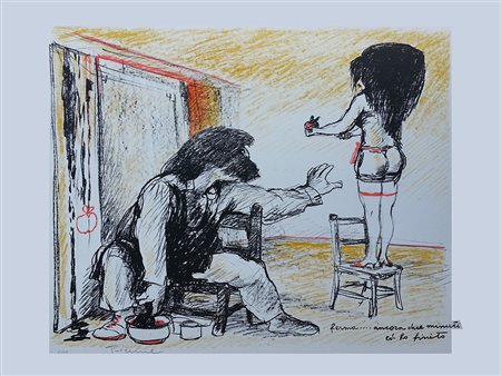 Salvatore Fiume (Comiso 1915 - Milano 1997) Ferma... ancora due minuti ed ho...