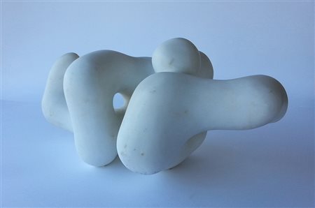 Janos Stryk (Godreszentmarton 1933 - Brighton 2001) Movimento bianco Scultura...