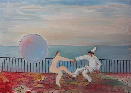 Mario Cortiello (Napoli 1907 - San Sebastiano al Vesuvio 1981) Incontro a...