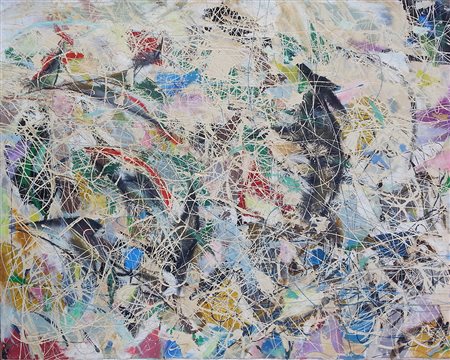 Tommaso Russo Le vie dell'infinito Olio su tela cm 80x100