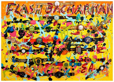 ANZIL Flash bacharman / Alla ricerca del tempo perduto 1987/2009 Tempere e...