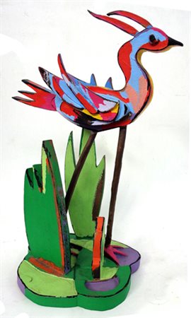 UGO NESPOLO Mosso Santa Maria 1941 La Fenice 1997 Scultura tridimensionale in...