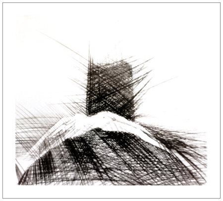 CESARE PEVERELLI Milano 1922 – Parigi (Francia) 2000 Senza titolo Puntasecca...