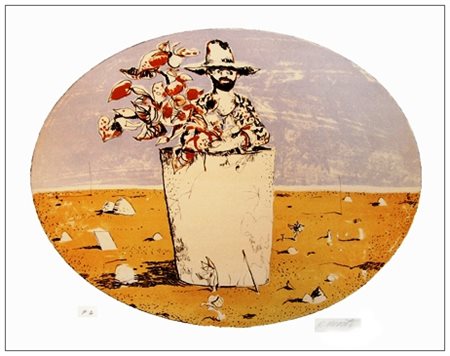 ANTONIO POSSENTI Lucca 1933 – Lucca 2016 Senza titolo Litografia a colori...