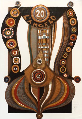 GIANMARIA POTENZA Venezia 1936 L’angelo 1990 Serigrafia a colori es.98/99....