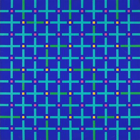 ANGELO DOZIO 1941 H8, 1991 Acrilico su tela, cm. 60 x 60 Firmato sul retro...