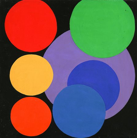 LIA DREI 1922 - 2005 Operazione Spaziocromatica n.4, 1963 Acrilico su tela,...